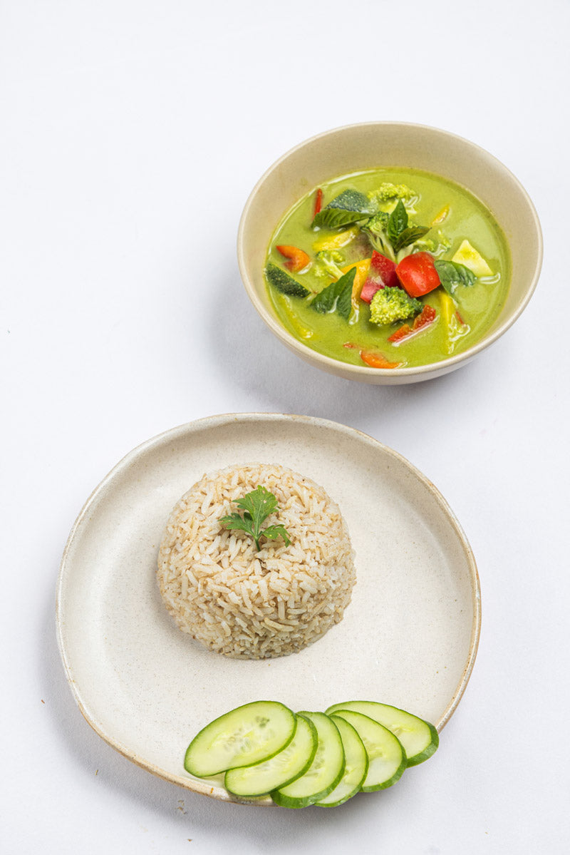 Thai Curry with Basil Rice