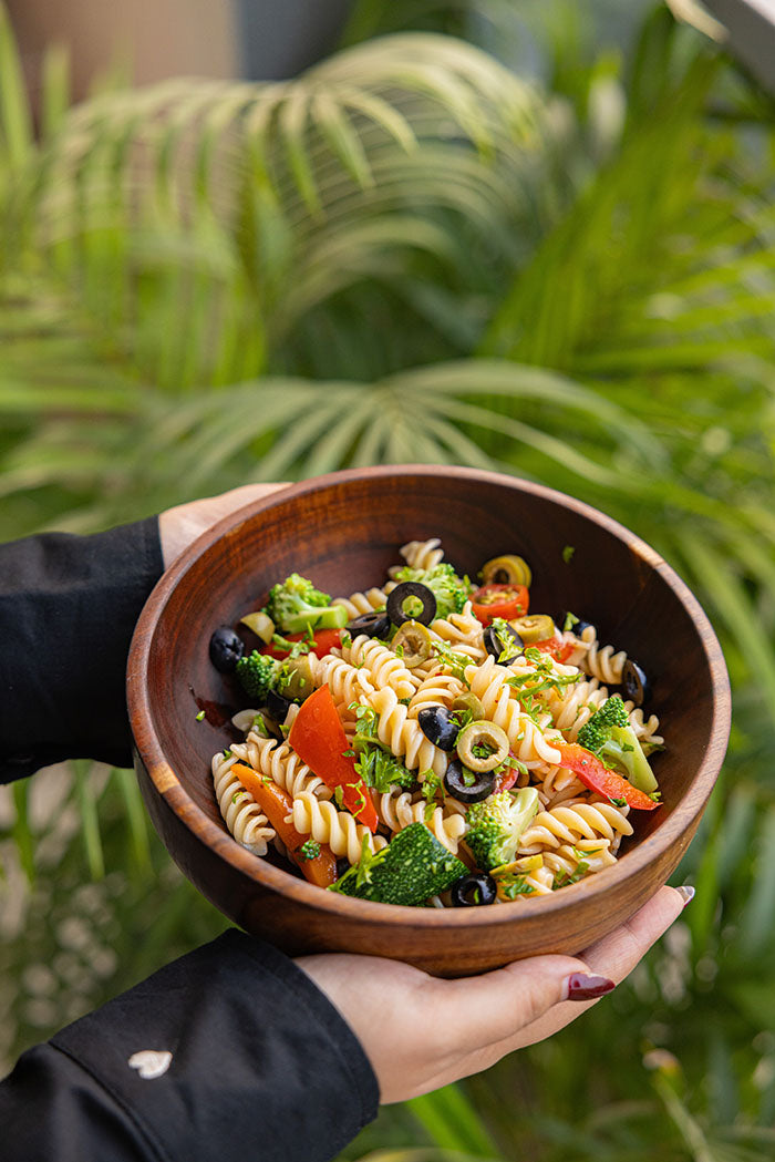 Wholesome fusilli pasta
